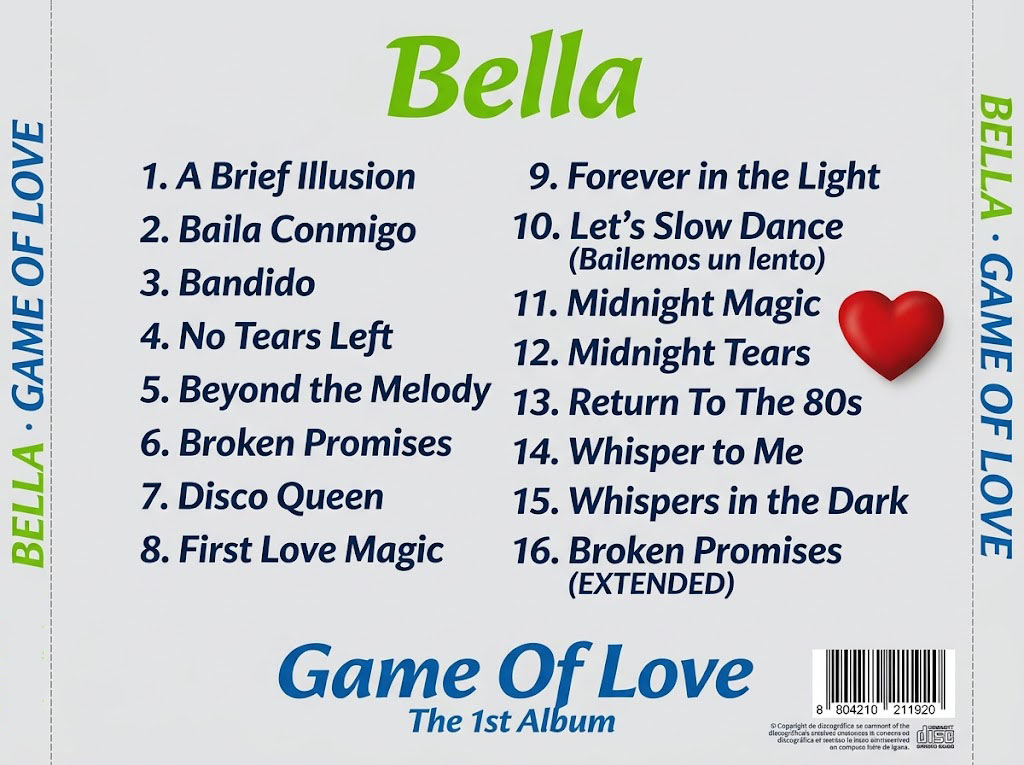 Bella - Game Of Love Contraportada